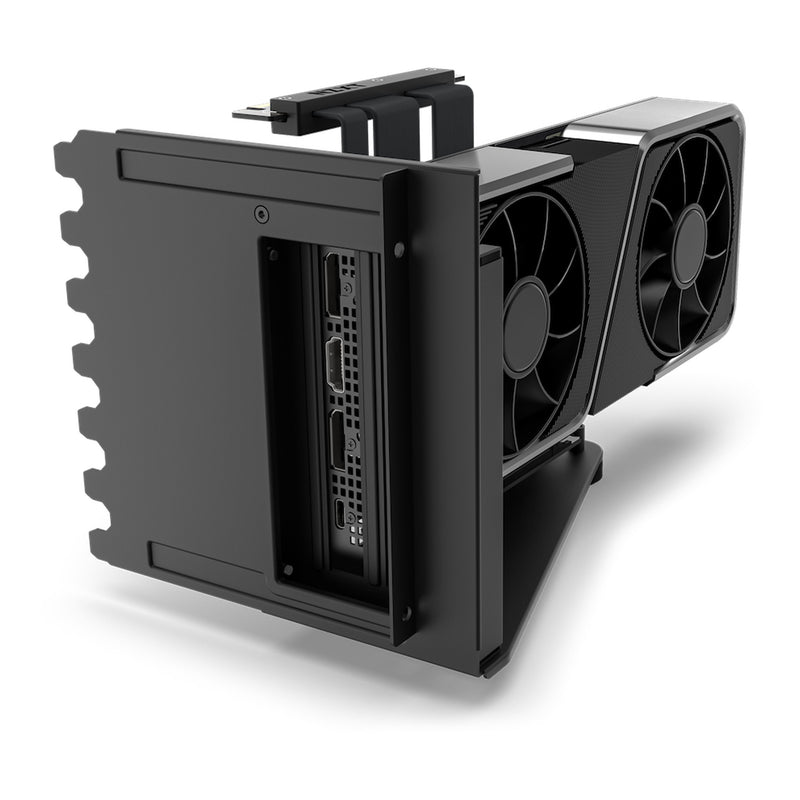 NZXT AB-RH175-B1 PCIe 4.0 Vertical GPU Mounting Kit - Matte Black