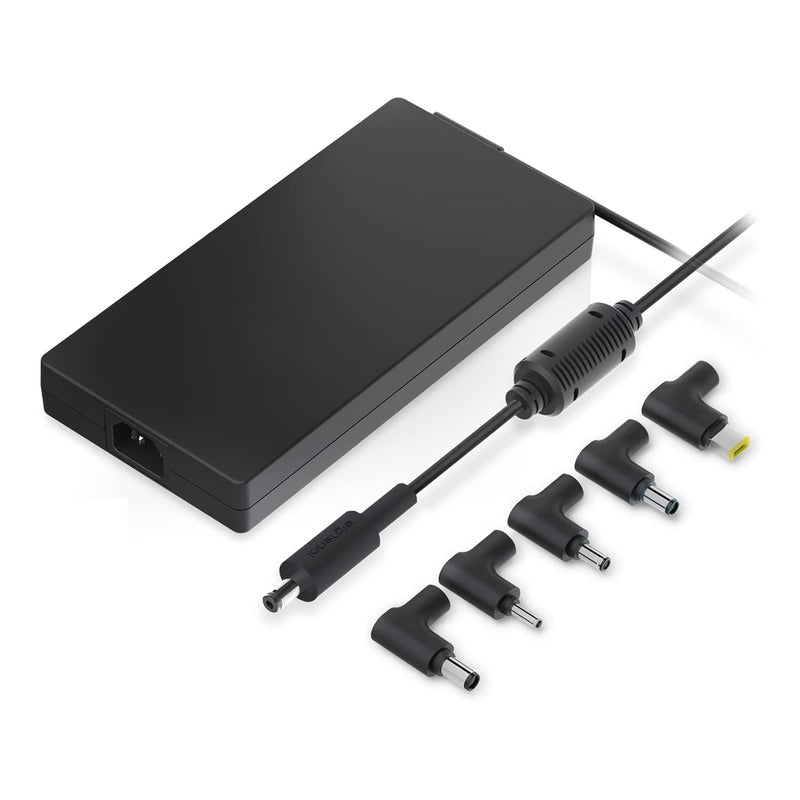 Altex Preferred MFG 280W Universal Gaming Laptop Power Charger with 5 Interchangeable Tips