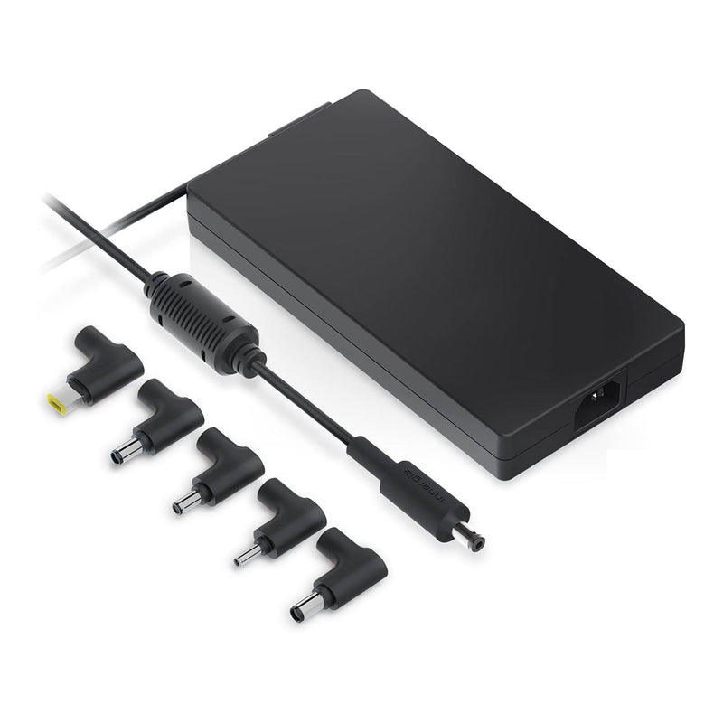 Altex Preferred MFG 280W Universal Gaming Laptop Power Charger with 5 Interchangeable Tips