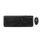 Adesso Antimicrobial Multimedia Desktop Keyboard & Mouse Combo | USB Wired | AKB-132CB