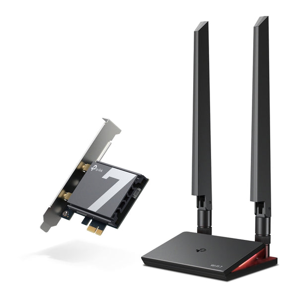 TP-Link TP-Link ARCHER TBE550E BE9300 Tri-Band Wi-Fi 7 Bluetooth 5.4 PCIe Adapter Default Title
