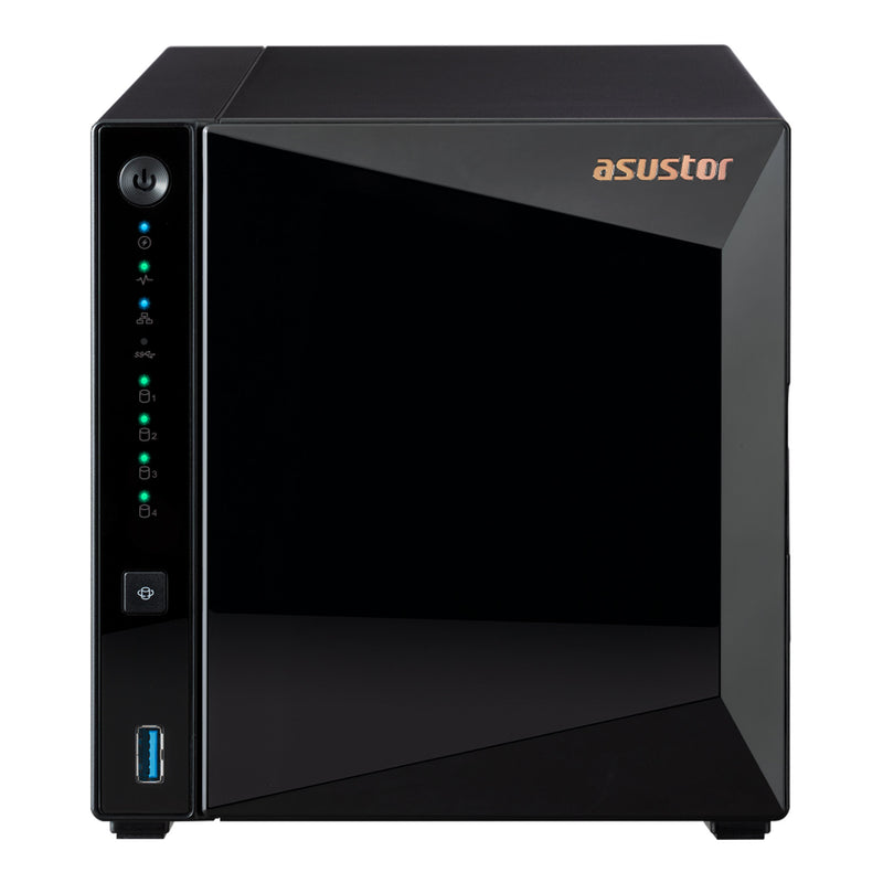 Asustor AS3304T v2 Drivestor 4 Pro Gen2 4-Bay NAS Enclosure - 1.7GHz 4-Core CPU - 2GB DDR4 - 2.5GbE