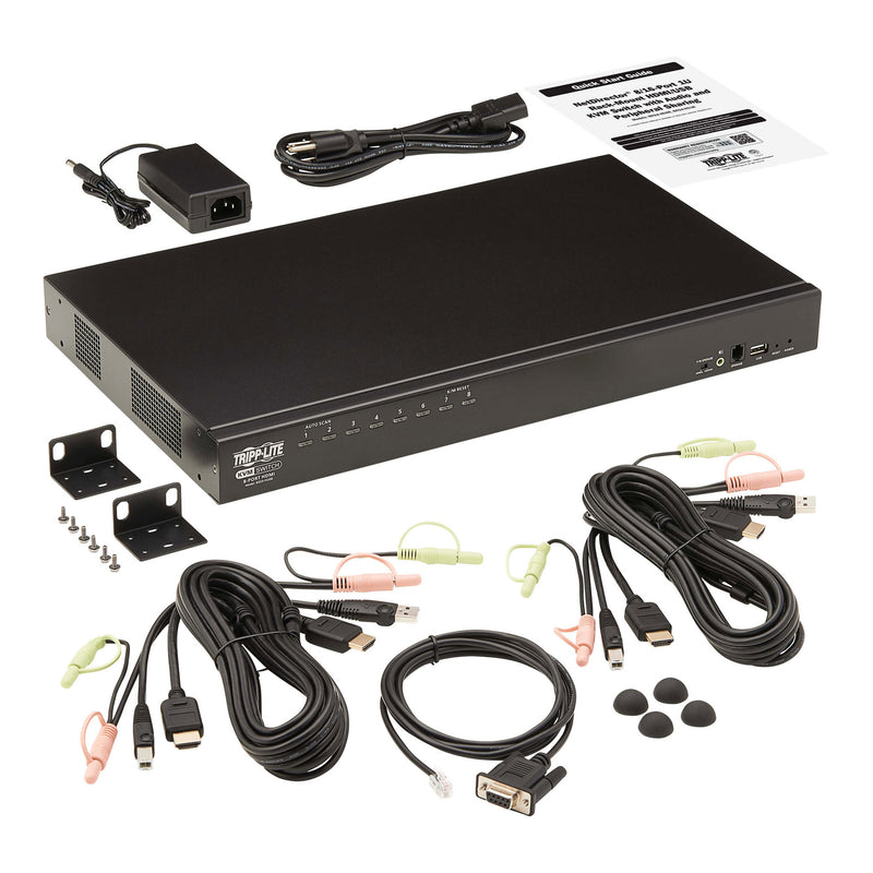 Tripp Lite B024-HU08 8-Port 1U HDMI/USB KVM Switch