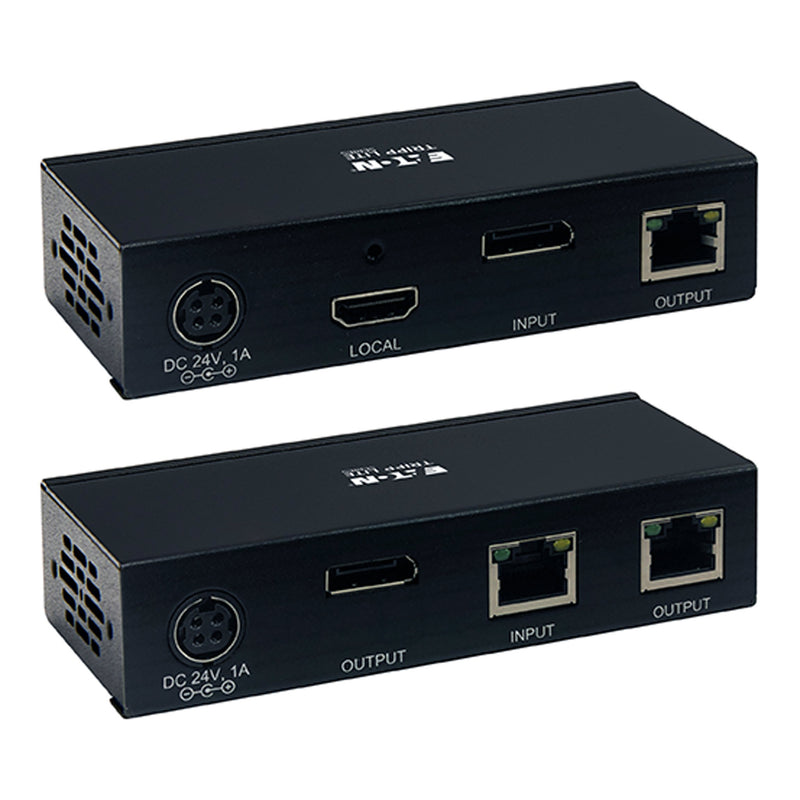 Tripp Lite B127A-111-BDTD 4K DisplayPort over CAT6 Audio/Video Extender Kit - Black