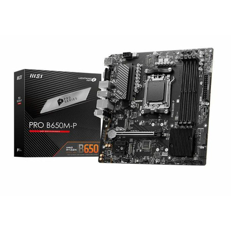 MSI B650M-P AMD B650 AM5 Gaming Desktop Micro ATX Motherboard