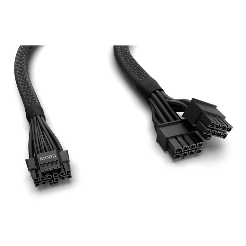 NZXT BB-CG1BB 16-Pin to Dual 8-Pin 12VHPWR PCIe 5.0 PSU Cable