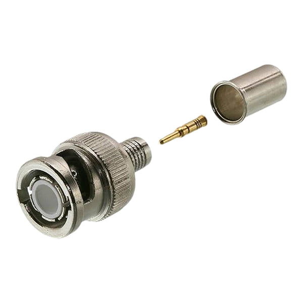 SR Components SR Components BNCCR75TP 2-Piece Male BNC Plug Crimp Connector for RG59/U Default Title
