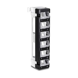 Wavenet BPPWM-12 12‐Port Wall Mount Rotatable Blank Patch Panel