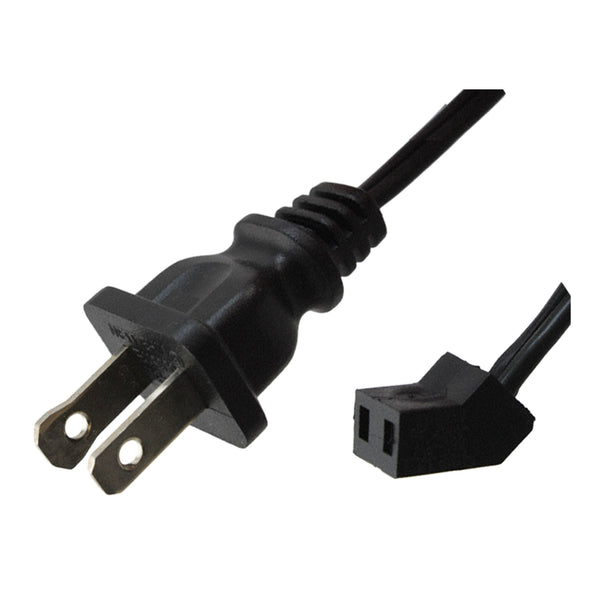 Altex Preferred MFG Altex Preferred MFG 6ft 18 AWG 2-Conductor 45° NEMA 1-15 C45 Plug SPT-1 Fan Cord - Black Default Title
