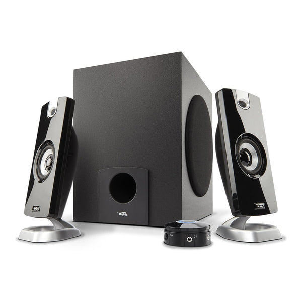 Cyber Acoustics Cyber Acoustics CA-3090 2.1 Powered Speaker System with Control Pod - 18W - Black Default Title
