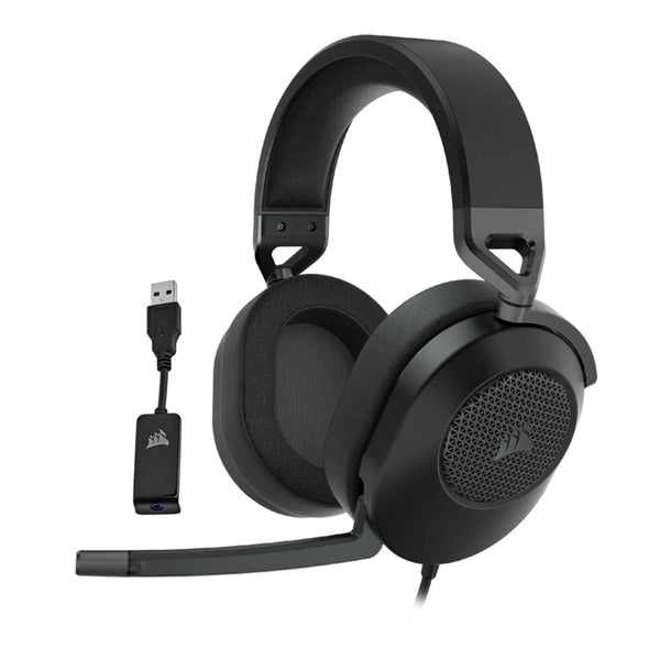 CORSAIR Corsair CA-9011270-NA HS65 7.1 Surround Wired Gaming Headset - Carbon Black Default Title
