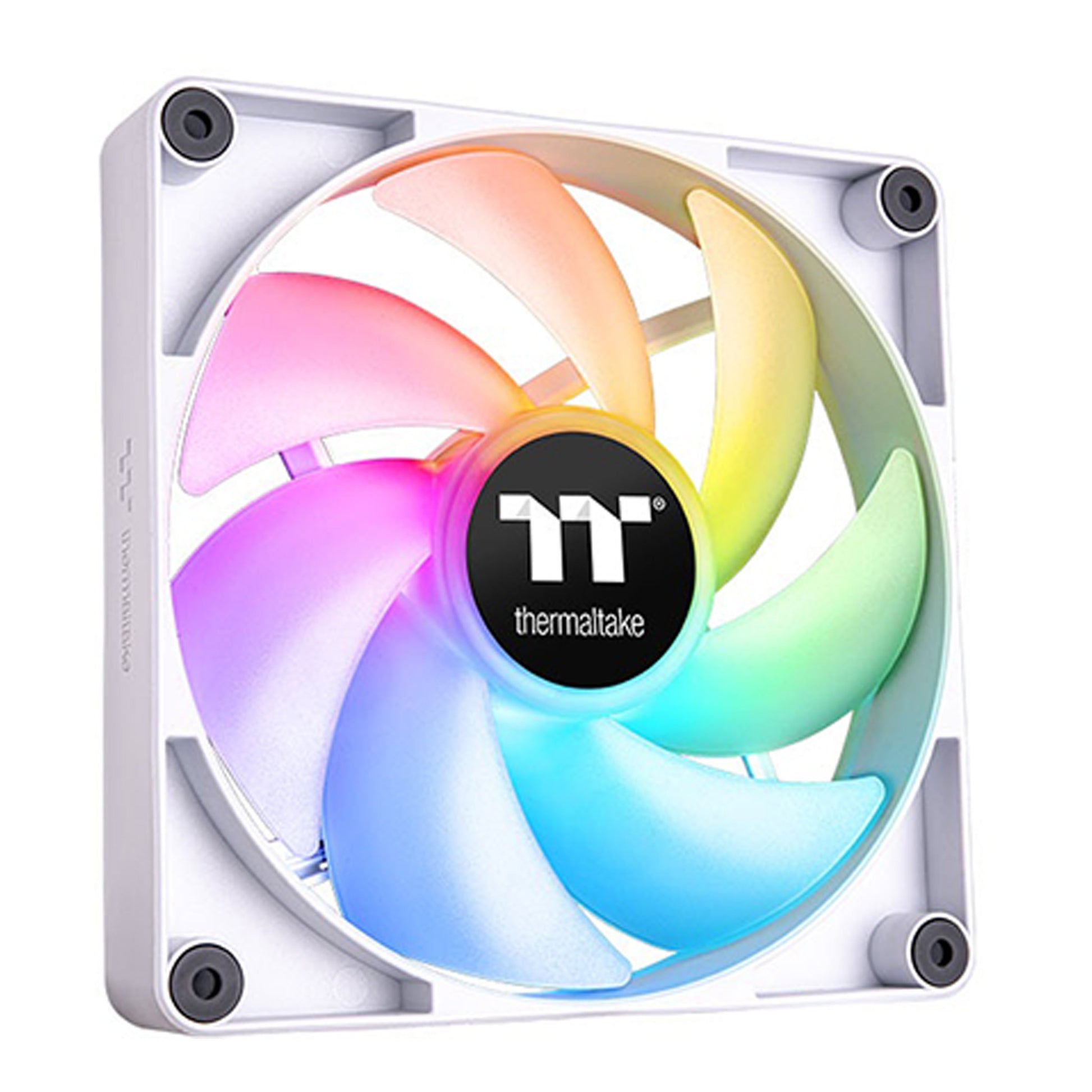 Thermaltake CL-F153-PL12SW-A 2-Pack 120mm CT120 ARGB Sync PC Cooling Fan White