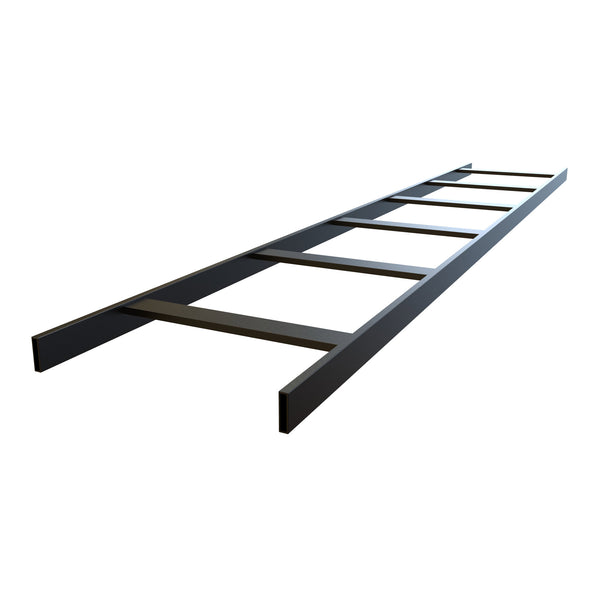 Hammond Manufacturing Hammond Manufacturing CL1210BK 10ft Straight Cable Ladder Rack Default Title
