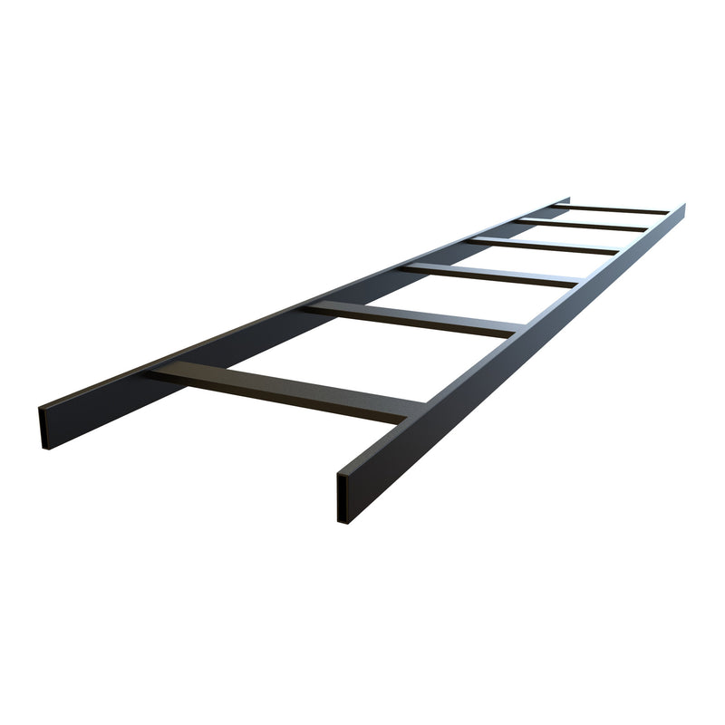 Hammond Manufacturing CL1210BK 10ft Straight Cable Ladder Rack
