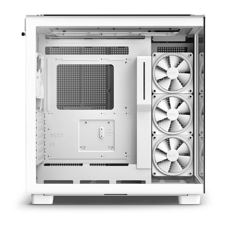 NZXT H9 Elite Dual-Chamber ATX Mid-Tower PC Case, Unique Glass