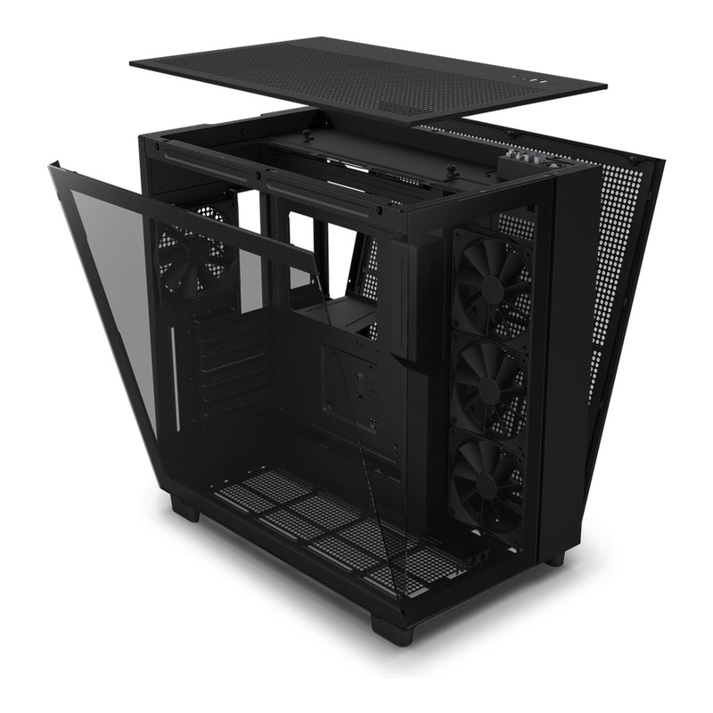 NZXT CM-H91FB-01 H9 Flow Dual-Chamber Mid-Tower Airflow Case - Black