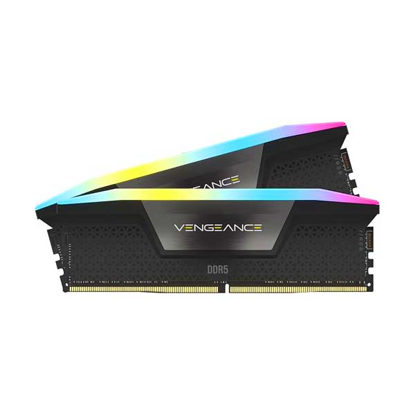 CORSAIR Vengeance RGB RS 32GB (2x16GB) DDR5 6000MHz AMD EXPO & Intel XMP Memory Kit | Gray | CMG32GX5M2D6000Z38