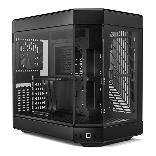 HYTE HYTE CS-HYTE-Y60-B Modern Aesthetic Dual Chamber Mid-Tower ATX Computer Gaming Case with PCIE 4.0 Riser Cable Included - Black Default Title
