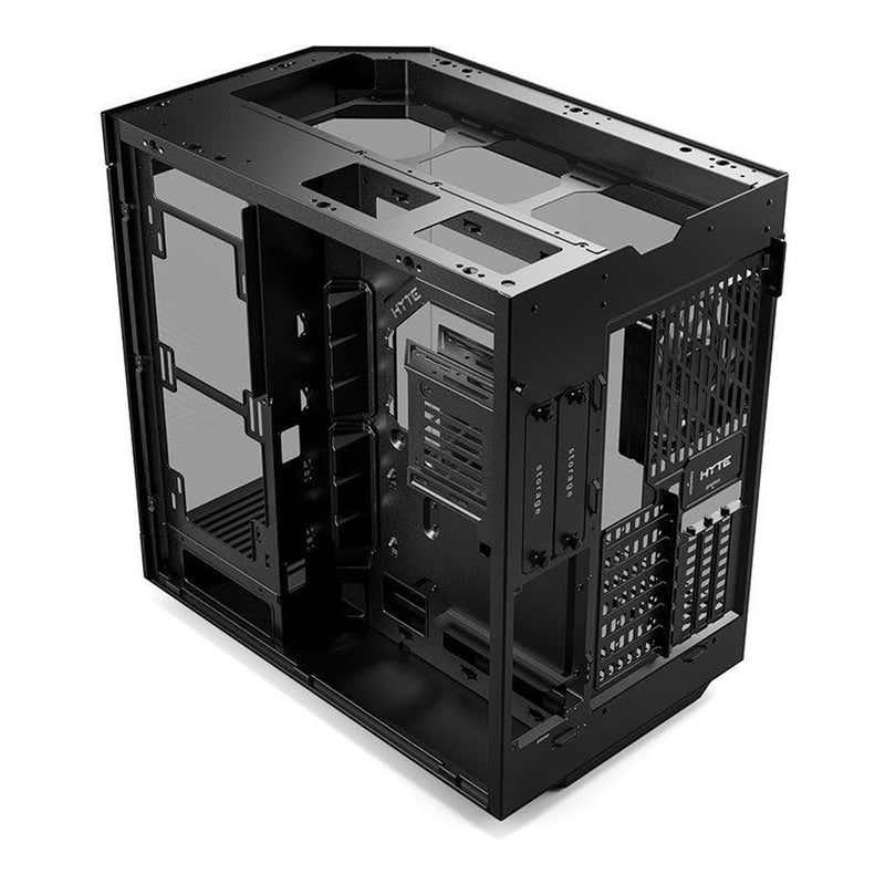 HYTE CS-HYTE-Y60-B Modern Aesthetic Dual Chamber Mid-Tower ATX Computer Gaming Case with PCIE 4.0 Riser Cable Included - Black