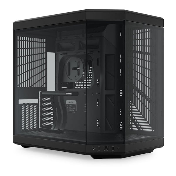 HYTE HYTE CS-HYTE-Y70-B Y70 Modern Aesthetic Dual Chamber Mid-Tower ATX Computer Gaming Case with PCIE 4.0 Riser Cable Included - Black Default Title
