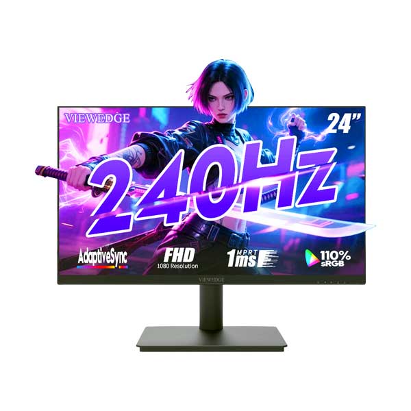 Viewedge 24" 240Hz 1080p FHD 1ms HDR VA Gaming Monitor | CS2424FLA-P