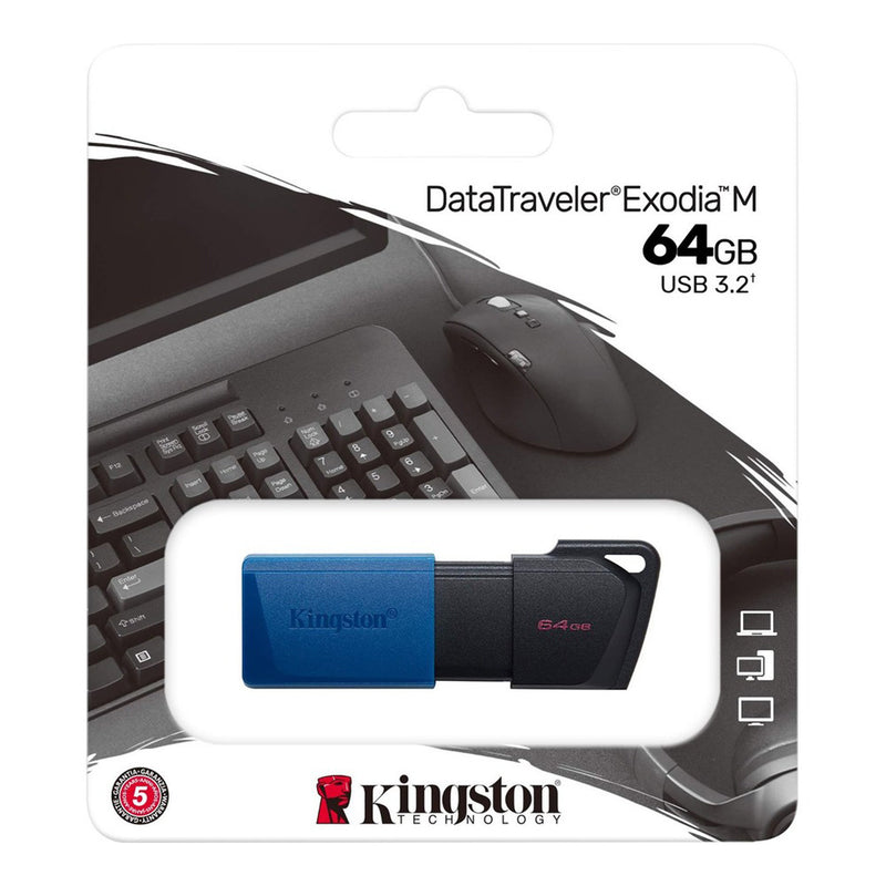 Kingston DTXM/64GB DataTraveler Exodia M USB Flash Drive - 64GB