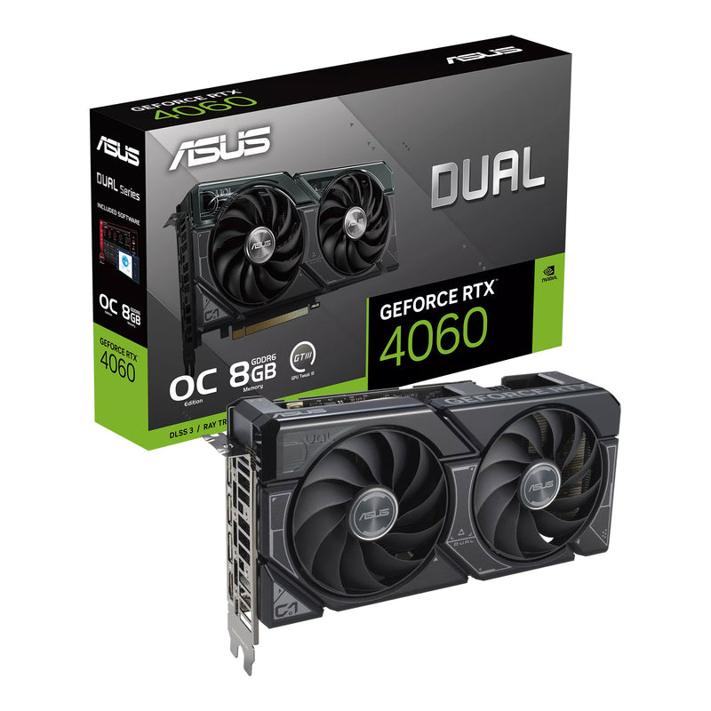 ASUS DUAL-RTX4060-O8G-V2 Dual GeForce RTX 4060 V2 OC Edition 8GB GDDR6