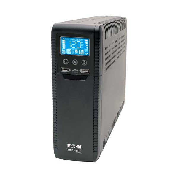 Tripp Lite 120V Line Interactive UPS with 2 USB-A | 10 Outlets | 1440VA / 900W | ECO1500LCD