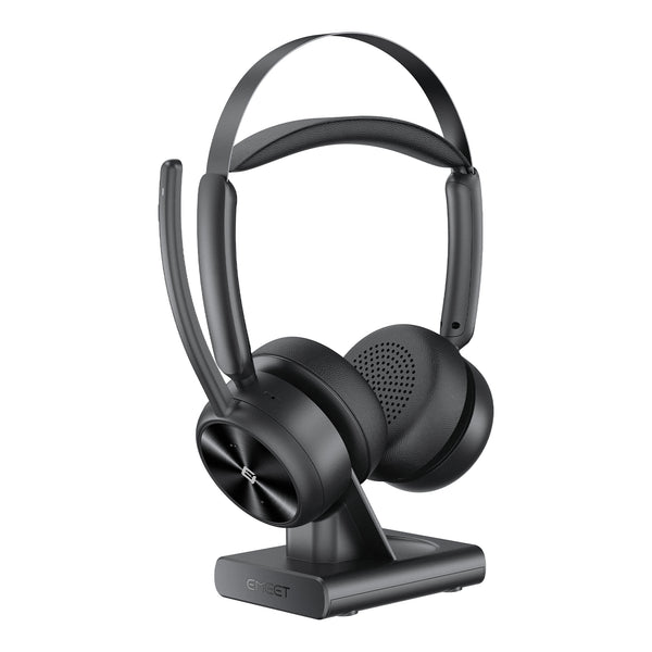 EMEET EMEET EMH80B-LD GeniusCall HS80 (Gen 2) Wireless On-Ear Headset with Charging Base and Super ENC Default Title
