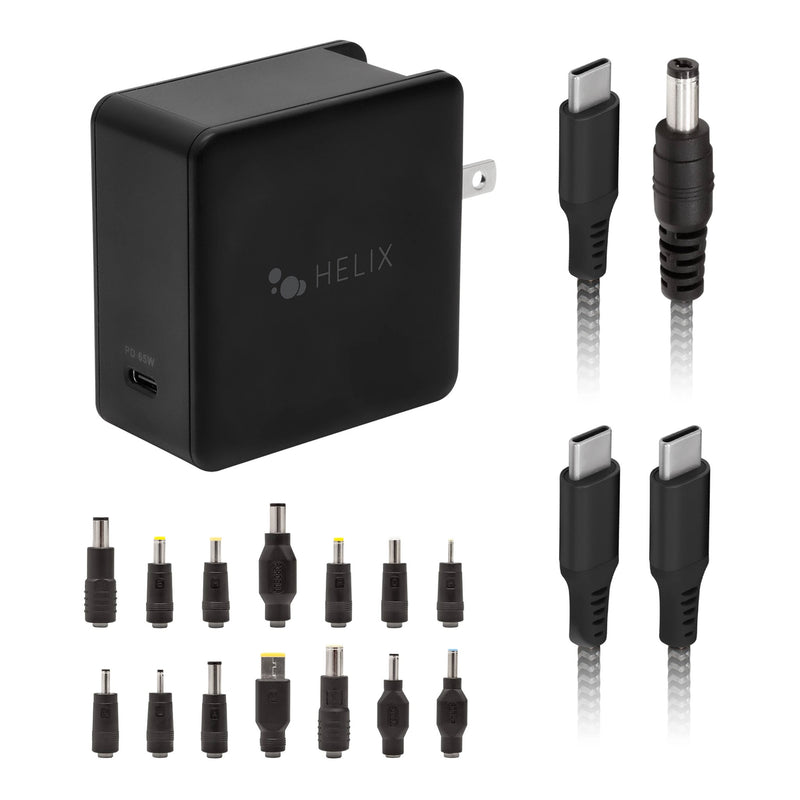 Helix ETHNBC65U ProSeries PowerPlus 65W Universal USB-C Laptop Charger