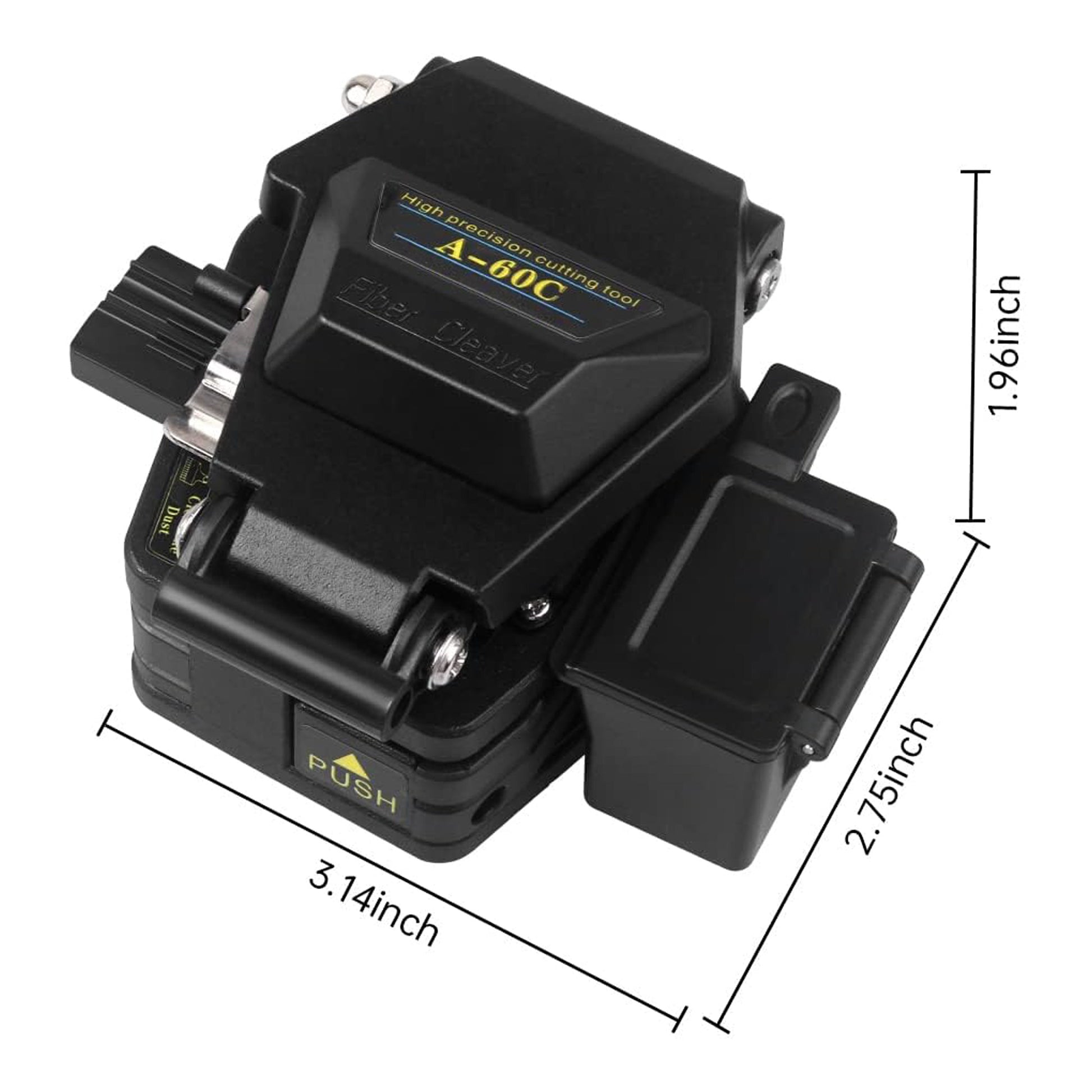 Altex Preferred MFG A-60C High Precision Optical Fiber Cleaver Cable Cutting Tool with Storage Bag - 0.25mm, 0.9mm, 3.0mm