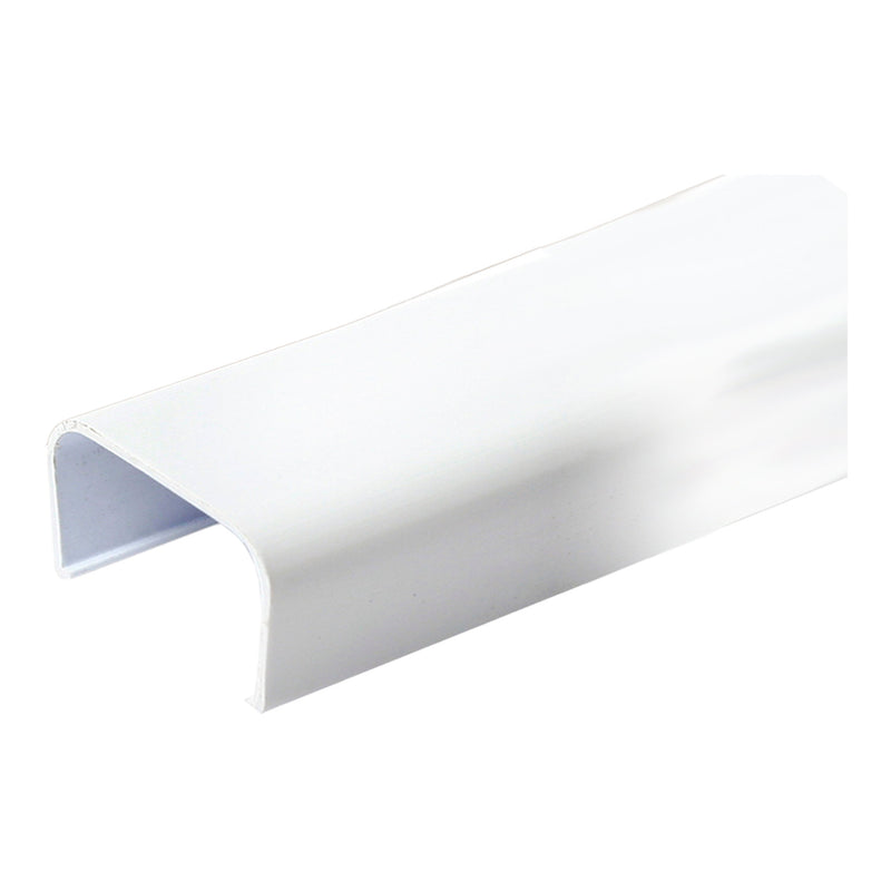 Quest Technology FCL-21411 1/2" x 48" WireHider Raceway Cover Lid - White