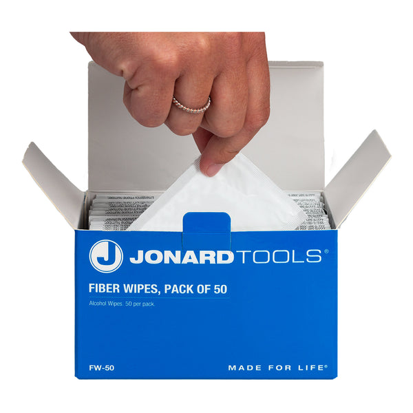 Jonard Tools Jonard Tools FW-50 Fiber Wet Wipes - 50-Pack Default Title
