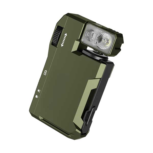 G5 400lm EDC Portable Flat Mini RGB Rechargeable Flashlight with Magnetic Base | IP65 | Green | G5-LS