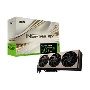 MSI GeForce RTX 5070 Ti 16GB GDDR7 INSPIRE 3X OC | G507T-16I3C