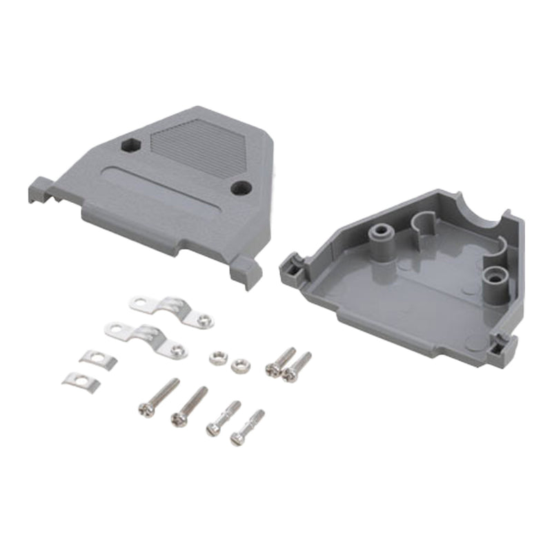 Altex Preferred MFG GH37 DB37 D-Sub Connector Hood Kit - Grey