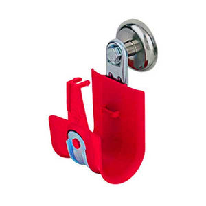 Platinum Tools HPH J-Hook Assembled to Side Mount with MAG420 Pot Magnet | 2" | Red | 1-Piece | HPH32MH-10R-1