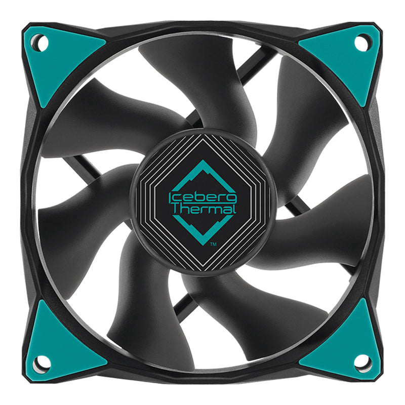 Iceberg Thermal ICEGALE08-C0A 80mm IceGALE Xtra Case Fan - Black