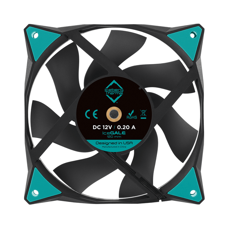 Iceberg Thermal ICEGALE12D-C0A 120mm IceGALE Xtra Case Fan