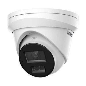 LT Security 4MP Dual-Light Fixed Turret Network Security Camera | 2.8mm | PoE | LTCMIP1T42E-28A