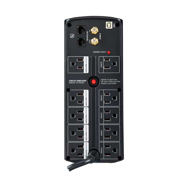 CyberPower LX1325GU3 10-Outlet 1325VA 810W AVR Line Interactive Battery Backup