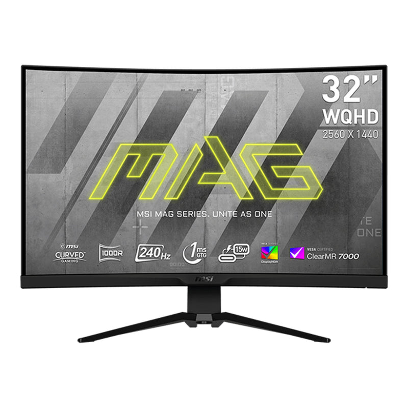 MSI MAG 325CQRXF 32 1440p 240Hz 16:9 Widescreen Gaming LCD Curved Mon