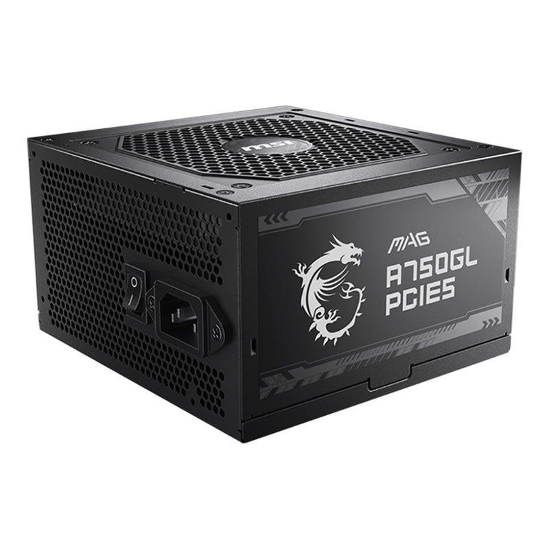 MSI MAG A750GL 750W 80 Plus Gold Rated ATX 3.0 PCIE5 Fully Modular