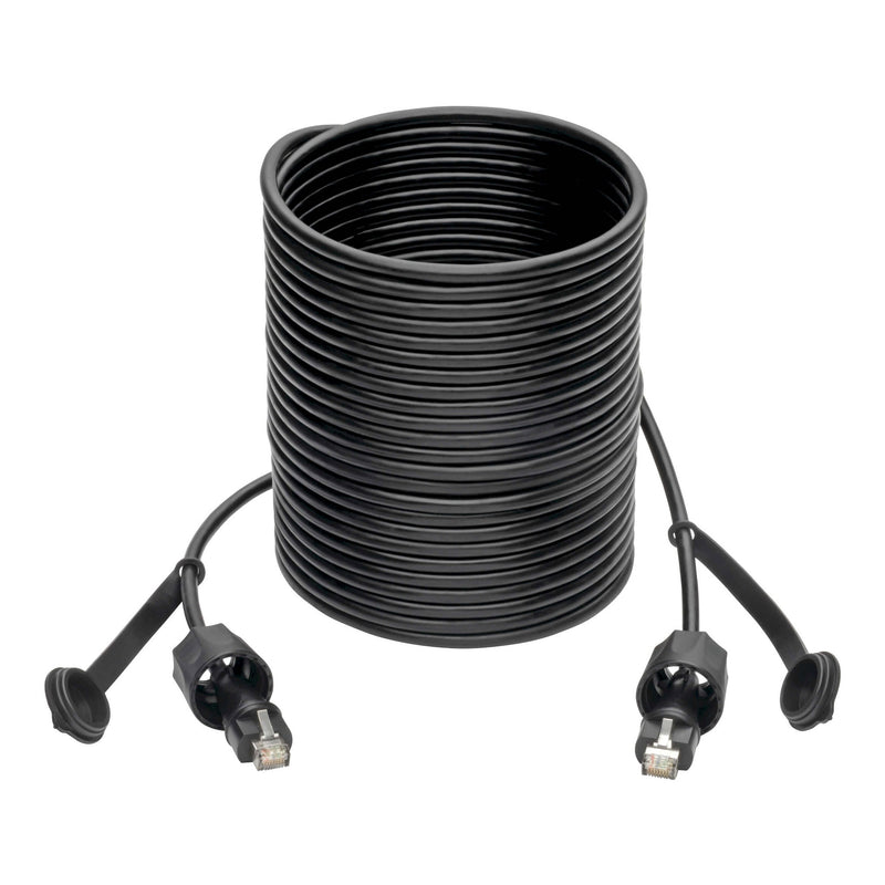 Tripp Lite N206-PC50-IND M/M 26AWG IP68 Industrial RJ45 Cat5e/Cat6 STP Ethernet Cable - 50ft Black