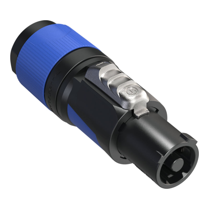 Neutrik NAC3FXXA-W-S Single Phase 3-Conductor 6~12mm powerCON Lockable Power Connector - Blue