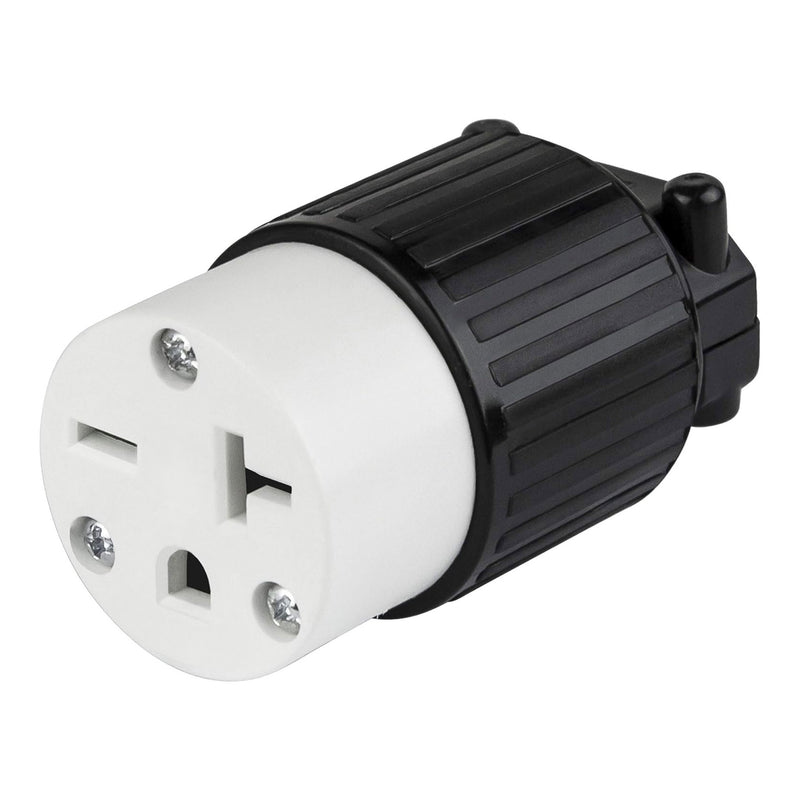 Altex Preferred MFG Heavy-Duty Industrial Grade 3-Wire 2-Pole 20A 250V 60Hz NEMA 6-20R Female Straight Blade Connector Plug with Grounding