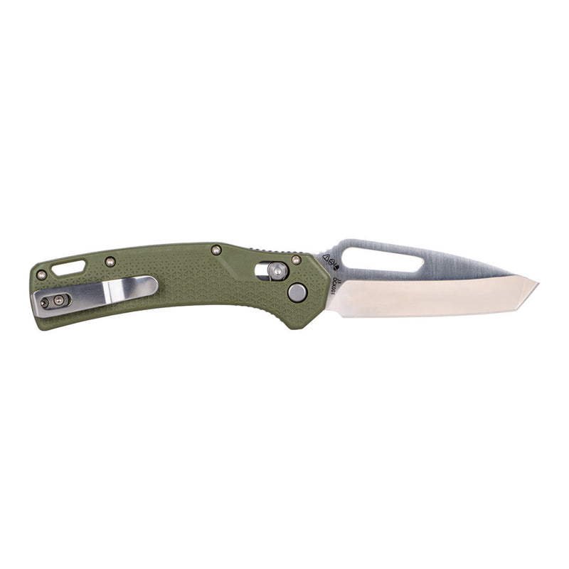 Klein Tools OGK001GNT D2 KTO Resurgence Tanto Blade Knife with Moss Green Handle