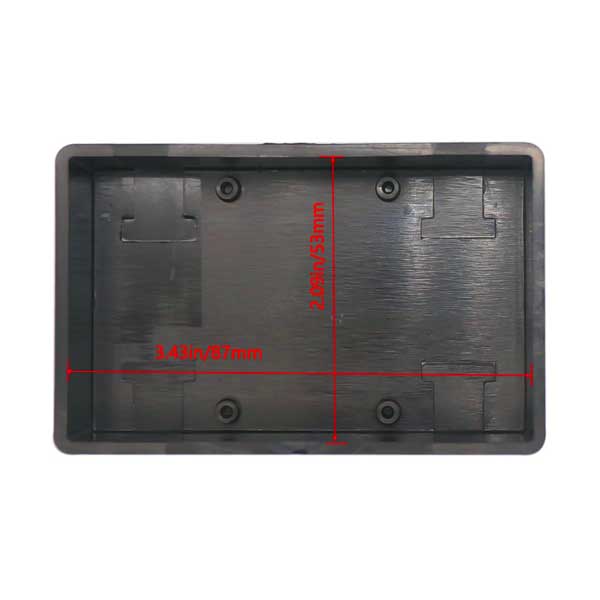 ABS Electronic Enclosure & Junction Box | 3.62 x 2.28 x 1.26 inch | Black | 1-Pack | PB-BK321