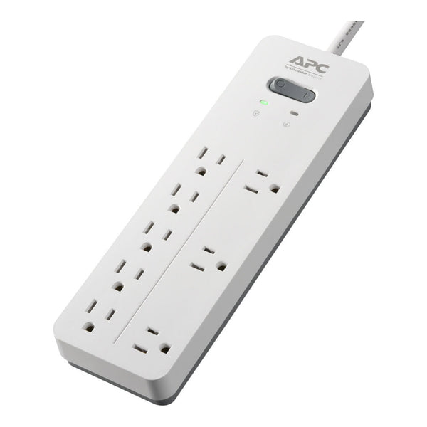 APC APC PH8W 8-Outlet 120V 15A Home Office SurgeArrest Surge Protector - White Default Title
