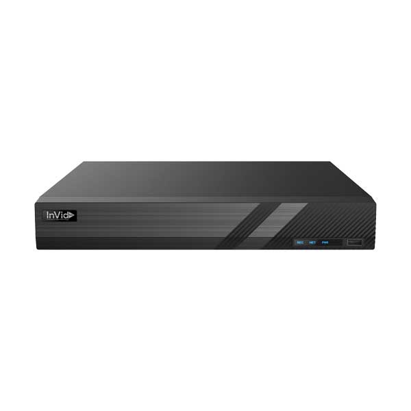 InvidTech 8-Channel 4K NVR with 8 PoE Ports | PN1B-8X8NH2